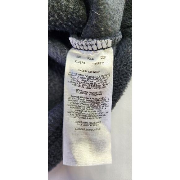 Columbia Sweater Womens Small Black Fleece Pullover 1/4 Snap Mock Neck Jacket - Picture 8 of 10